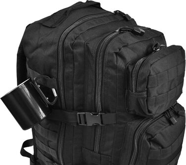 Набір туристичного посуду 6 предметів чорний normani