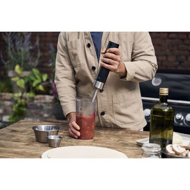 Бездротовий ручний блендер з цифровими кухонними вагами, набір з 4 предметів, чорний Zwilling