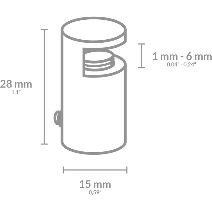 Кухонний фартух скляний 60 х 40 см Bilderwelten