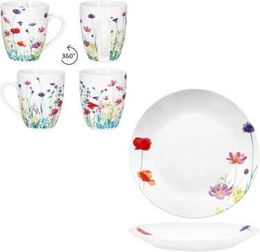 Сніданковий набір з 12 предметів на 6 осіб MamboCat