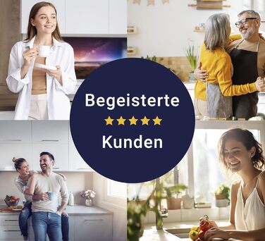 Кухонний фартух timalo зі скляним виглядом Акрилове скло 2 мм Бризкозахисна стіна для плити, скляний фартух, акрилова скляна настінна панель, захисна панель для фартуха Бетонно-блакитно-сірий (60x52 см, 204- Чумацький Шлях)