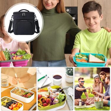 Термосумка 14 л чорная Generisch