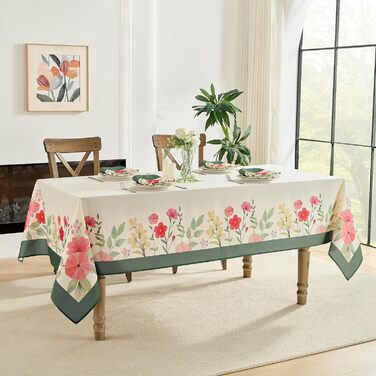 Весняна скатертина з квітковим візерунком 240 x 140 см FIBORIA