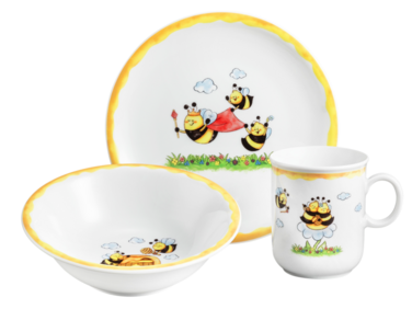 Набір дитячого посуду 3 предмети, Compact Fleißige Bienen Seltmann Weiden