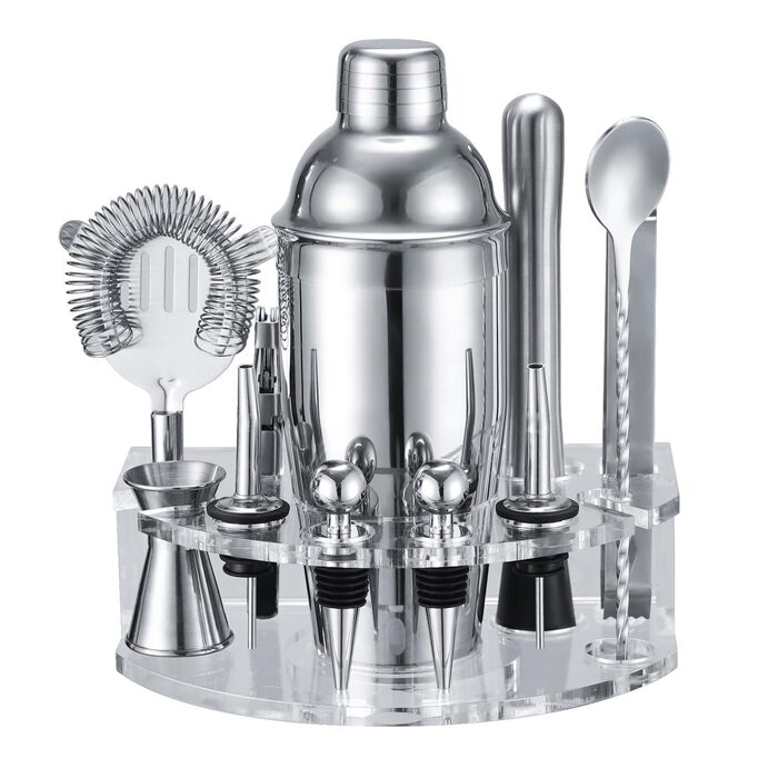 Профессиональный барменский набор из нержавеющей стали 12 предметов Lebarstor