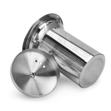 Чайник для заварювання Fissman 600 мл зі сталевим фільтром жаростійке скло (9172)