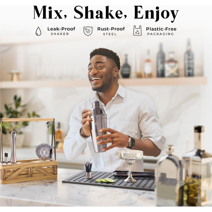 Професійний набір для приготування коктейлів 12 предметів Bare Barrel