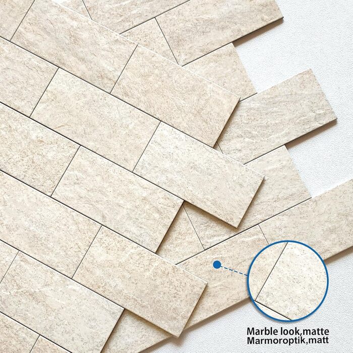 Самоклеюча наклейки на плитку 29,8 х 25,6 см 10 шт M MOFIT