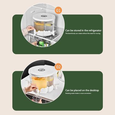 Диспенсер для напитков с краном 6 л Muzrunq