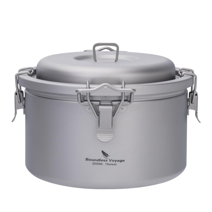 Ультралегкий титановий туристична каструля 3,2 л Boundless Voyage