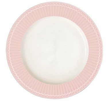 Тарелка 20,5 см, светло-розовая Alice GreenGate