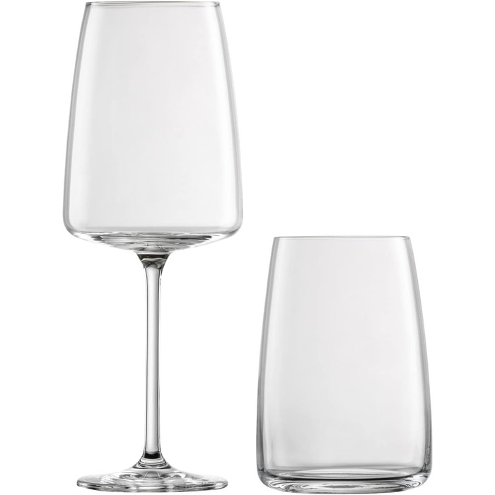 Набір келихів для вина та склянок для води,  8 предметів, Vivid Senses Zwiesel Glas
