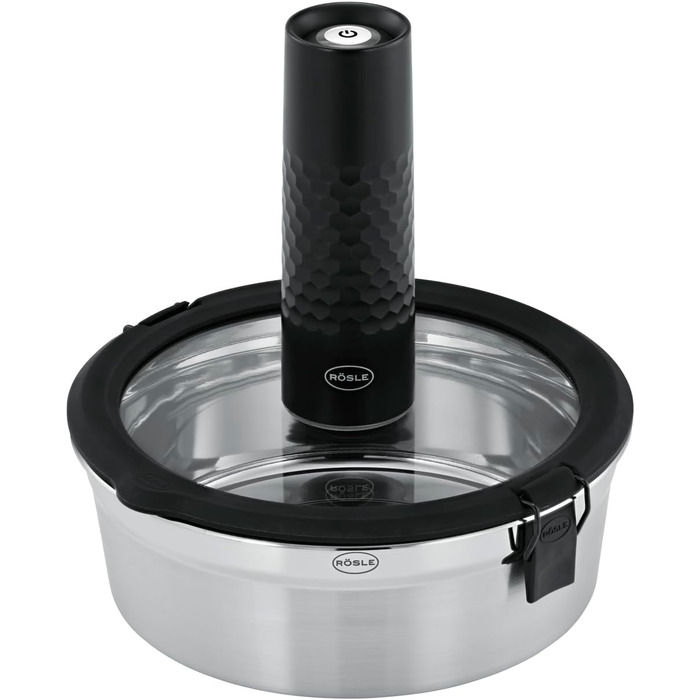 Ручний вакуумний насос RSLE FLEXX 2GO, створює вакуум лише за кілька кроків, чорний (електричний)