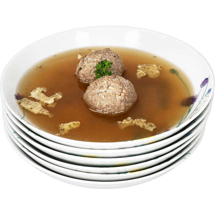 Набор из 6 суповых тарелок 400 мл MamboCat