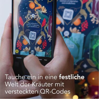 Адвент-календарь 2024, 24 чайных пакетика 12 видов чая Pukka