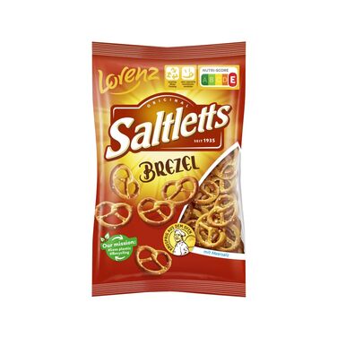 Крекер Salletts кренделі, 14 упаковок по 200 г Lorenz
