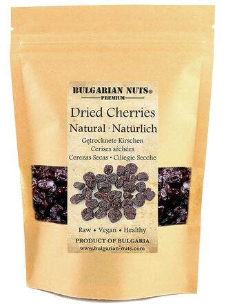 Натуральные сладкие черные вишни без добавления сахара 1 кг Bulgarian Nuts