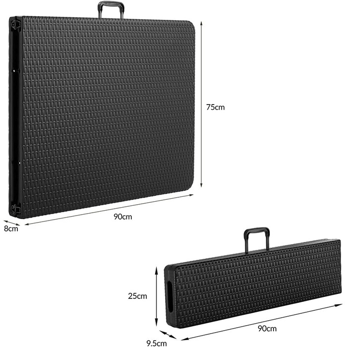Стіл для кемпінгу 183 х 76 х 74 см Casaria