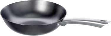 І сковорода вок Iron-Star Залізна сковорода без покриття 28 см приблизно 3,30 л, 1460-28
