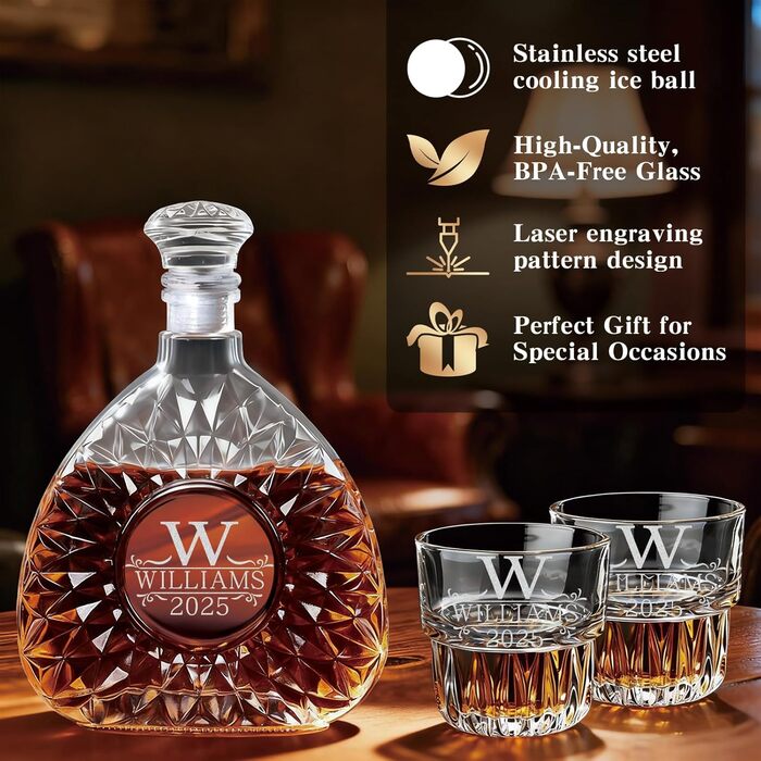 Набор для виски декантер 750 мл Fxinxi