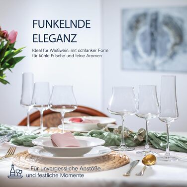 Набір келихів для білого вина 6 шт 370 мл BOHEMIA CZECH REPUBLIC