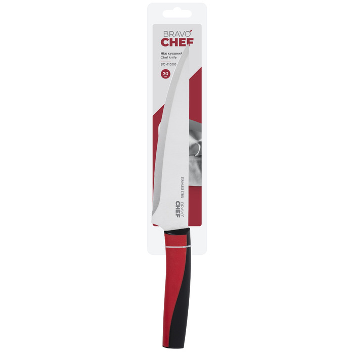 Нож BRAVO CHEF поварской 20 см в блистере (6720848)