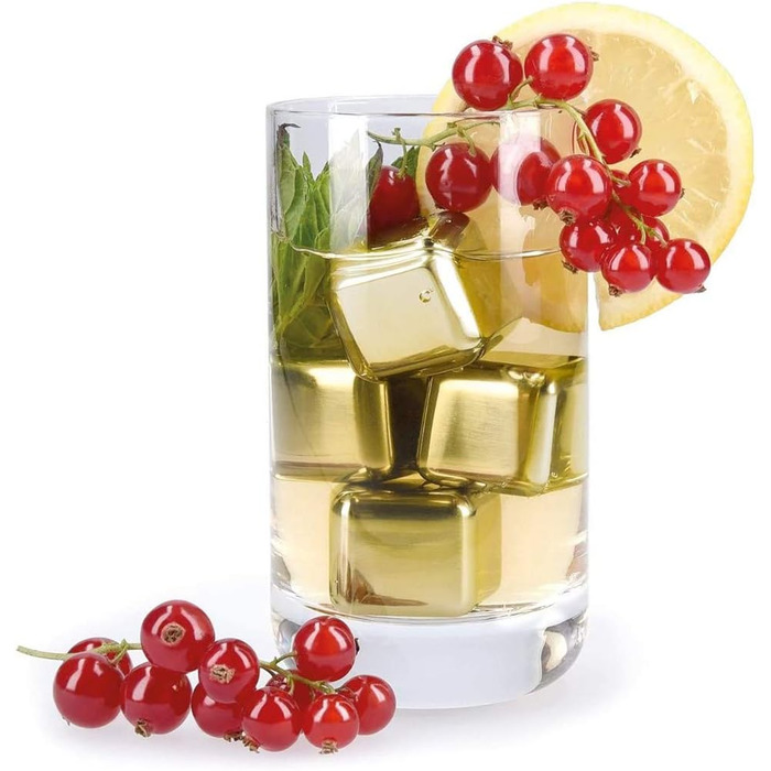 Набір металевих охолоджувальних каменів для віскі Ulalaza