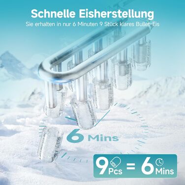 Компактный льдогенератор 12 кг/день 1,2 л EUHOMY