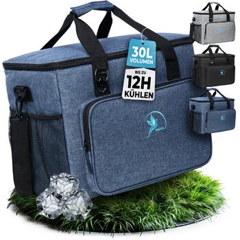 Термосумка для кемпинга 30 л синяя Obics