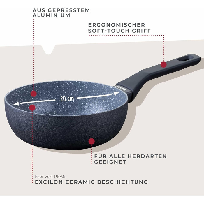 Сковорода вок 20 см Cosmo Fackelmann