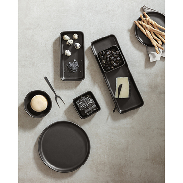 Блюдо сервировочное прямоугольное 12х24 см, черное Nordic Kitchen Eva Solo