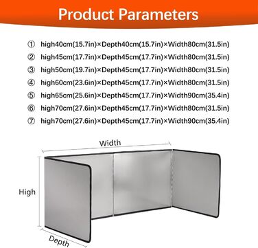 Защита от брызг масла из нержавеющей стали для жарки Generisch