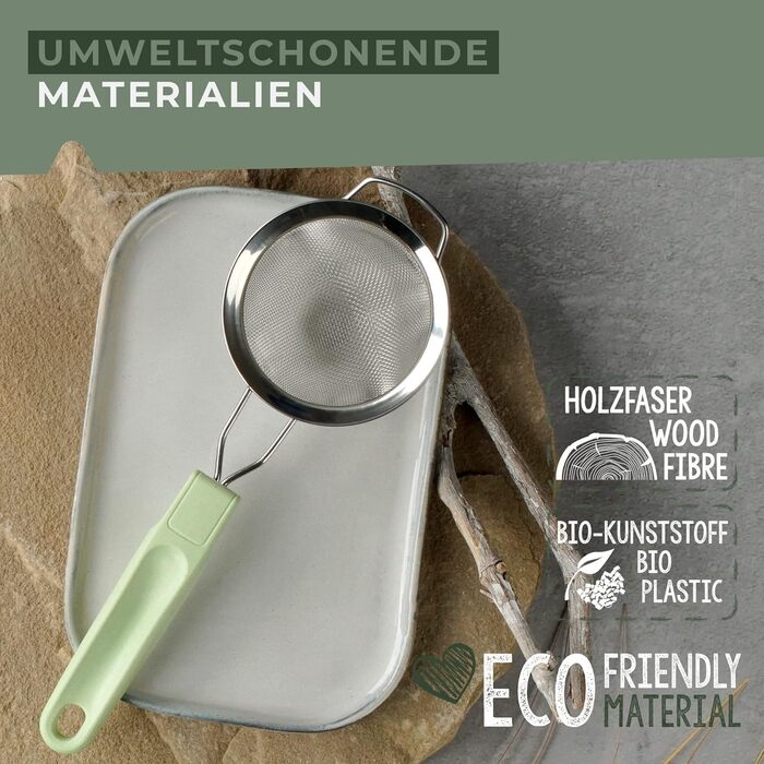 Сито кухонное 9 см зеленое Ecolution Fackelmann