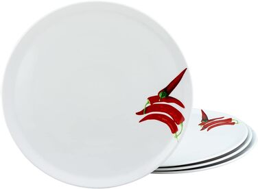 Набір посуду серії CreaTable, 23436, 4 предмети (тарілка для піци, чилі)