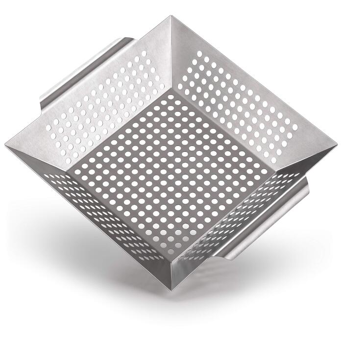 Кошик для гриля 29,5 x 29,5 x 6 см, нержавіюча сталь Blumtal