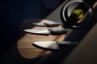 Набір кухонних ножів, дамаська сталь, 3 предмети Chef`s Edition Damasteel WMF