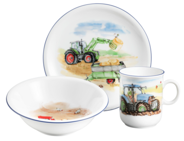 Набір дитячого посуду 3 предмети, Compact Mein Traktor Seltmann Weiden