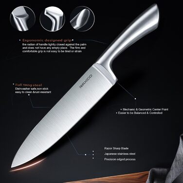 Набор ножей 18 предметов из нержавеющей стали RAXCO