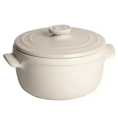 Кастрюля порційна 17 см 0,55 л, бежевий 098407 Solo Mini Emile Henry
