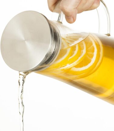 Стеклянный кувшин с фильтром и крышкой 1,5л Dimono