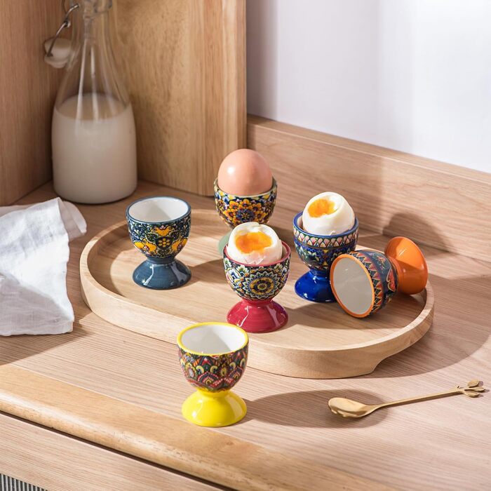 Набір яєчних чашок порцеляні 6 шт Henten Home