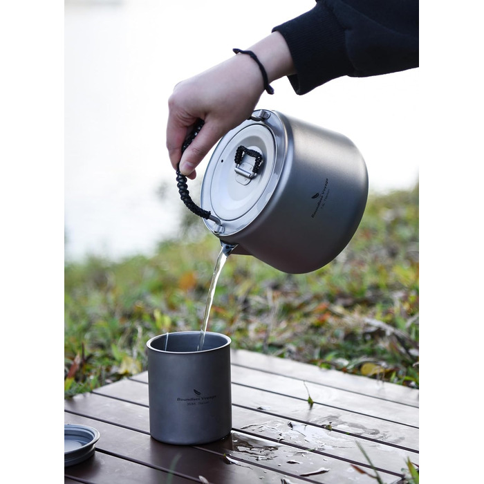 Титановый чайник с фильтром 1,4 л iBasingo