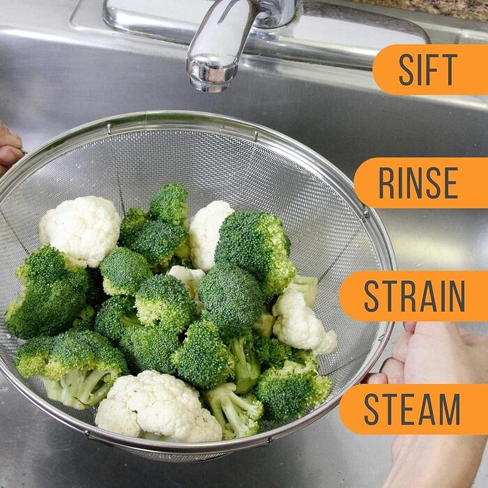 Металеві ситечка для кухні 3 шт Fbinys