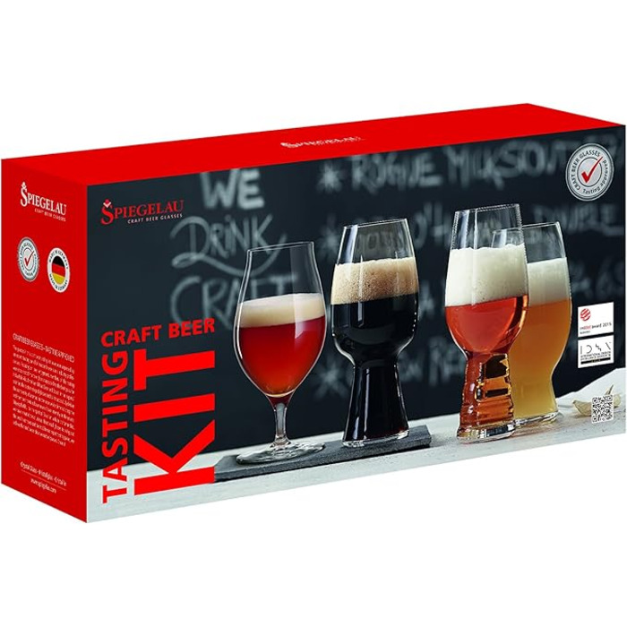 Набір пивних бокалів для дегустації 4 предмета Tasting Kit Beer Classics Spiegelau