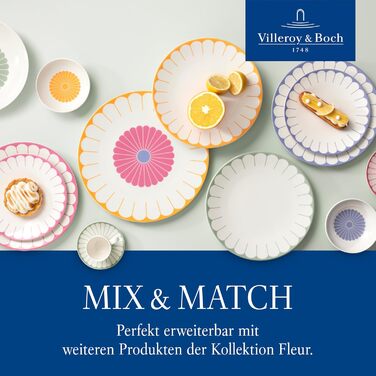 Миска для пасти 620 мл синій Fleur Villeroy & Boch