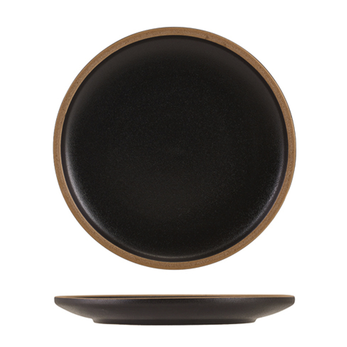 Тарелка 23 см, Kava Black Stoneware, GenWare