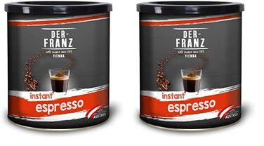 Розчинна кава Espresso, 2 банки по 200 г Der-Franz