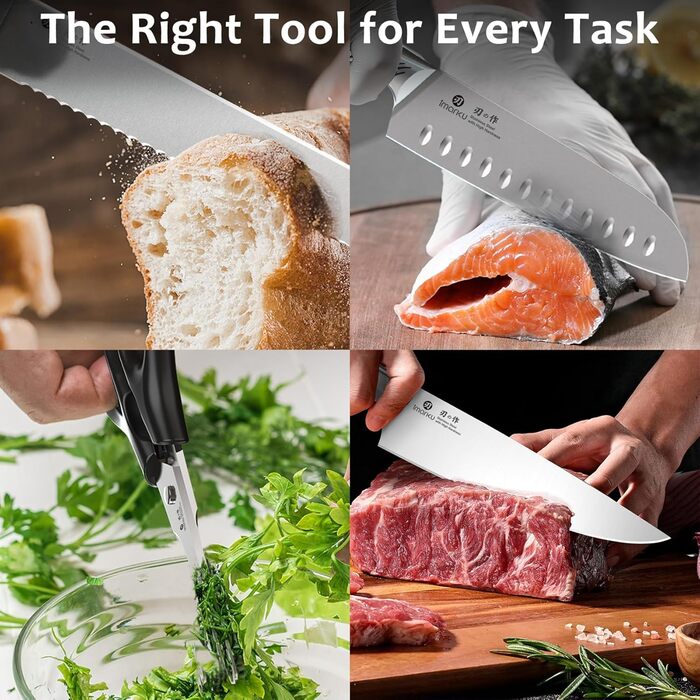 Набір ножів 14 предметів з японської сталі imarku