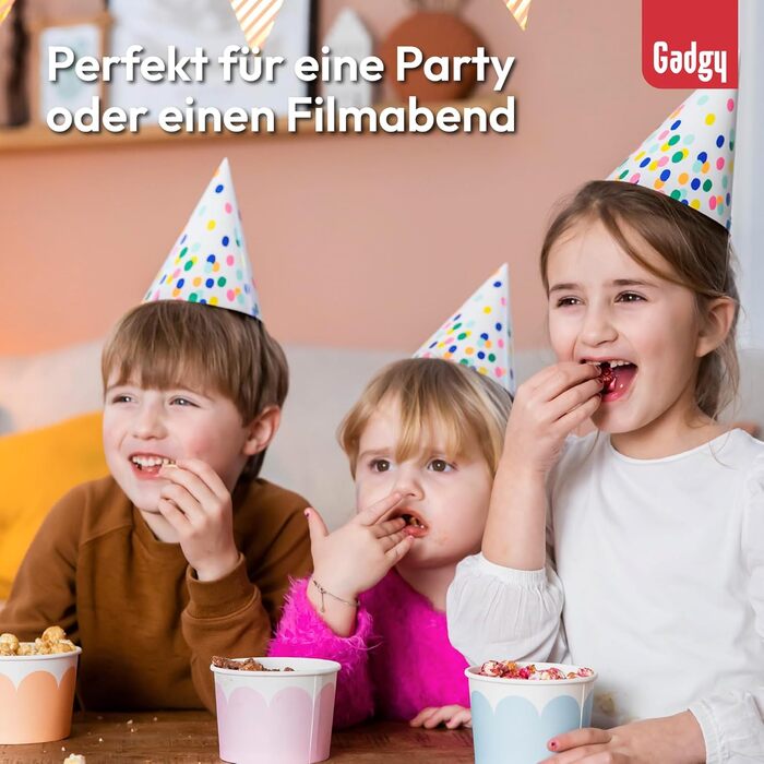 Машина для попкорну 5 л, 800 Вт чорно-біла Gadgy