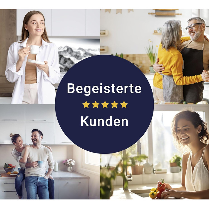 Кухонний фартух timalo зі скляним виглядом Акрилове скло 2 мм Бризкозахисна стіна для плити, скляний фартух, акрилові скляні стінові панелі, захисна панель для фартуха Бетонно-блакитно-сірий (60x52 см, 236- Гори Чорно-білий)